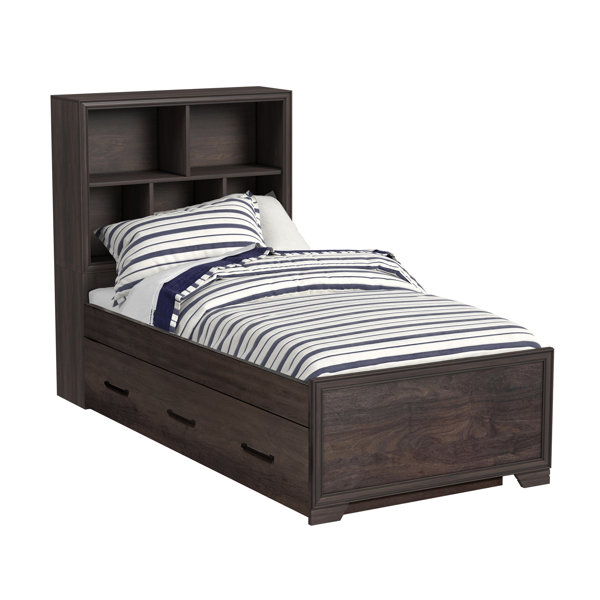 Red Barrel Studio® Granite Falls Bookcase Bed with Trundle & Reviews